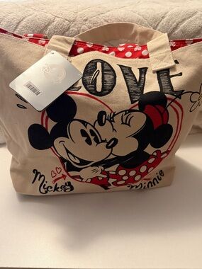 Mickey and Minnie tote bag